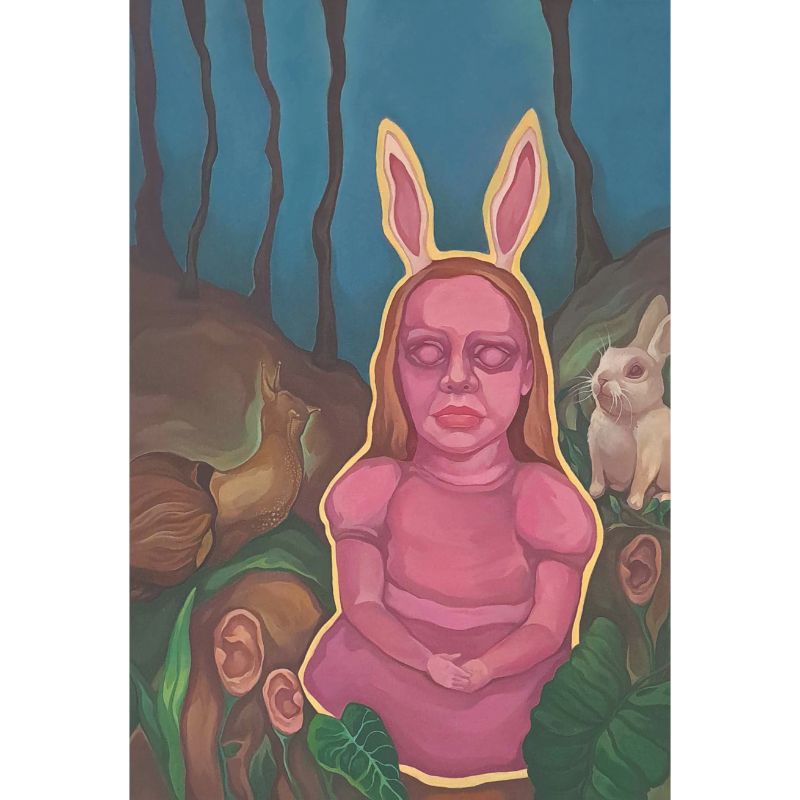 TYPOMA_RAF. STREVLOU_ HEAR NO EVIL_50X70