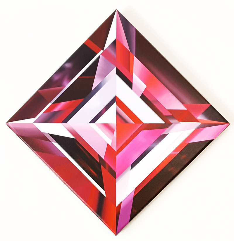 Wish Gem 3 _ acrylics on canvas _ 40x40cm, 2024