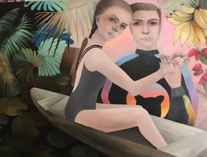 Εκεί που τραγουδάνε οι καραβίδες - Where the crabs sing 140x100cm _ ακρυλικά σε καμβά